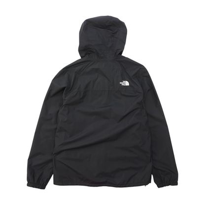 Black Solid Rain Jacket
