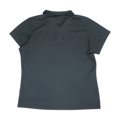 Black Solid Short Sleeve Polo