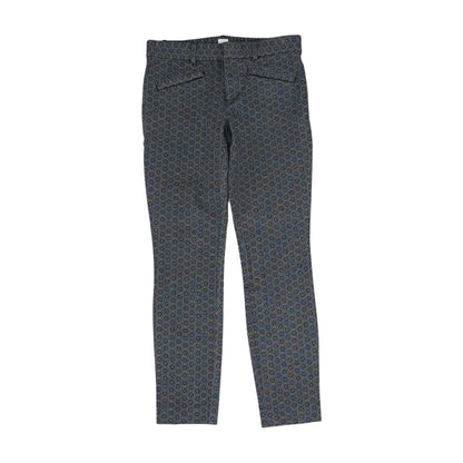 Black Geometric Dress Pants
