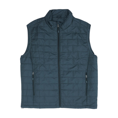 Charcoal Solid Casual Vest