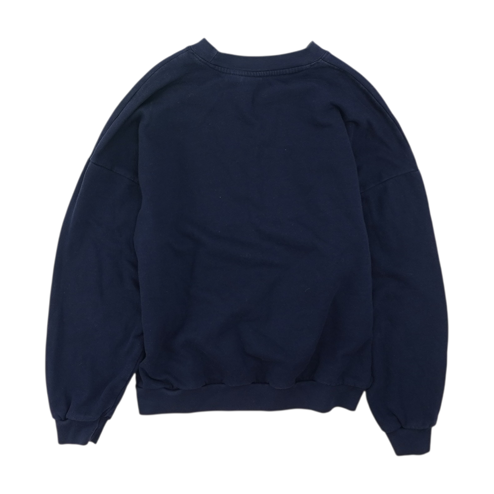 Navy Solid Pullover Sweater
