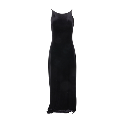 Vintage Black Maxi Dress