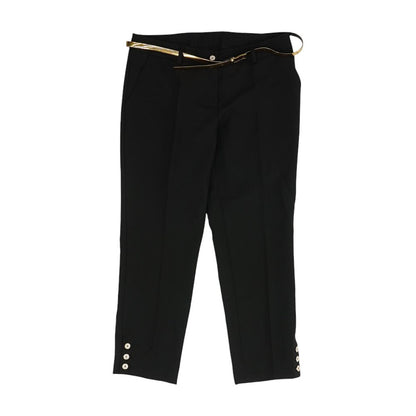Black Solid Dress Pants