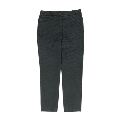 Black Geometric Dress Pants
