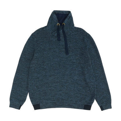 Navy Solid Pullover Sweater