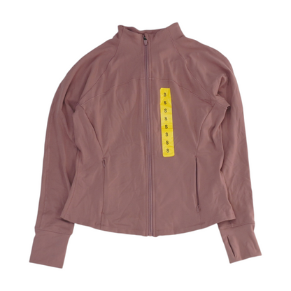 Pink Solid Active Jacket