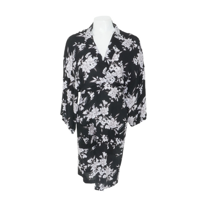 Black Floral Cardigan