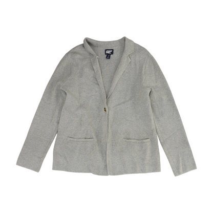 Gray Solid Blazer