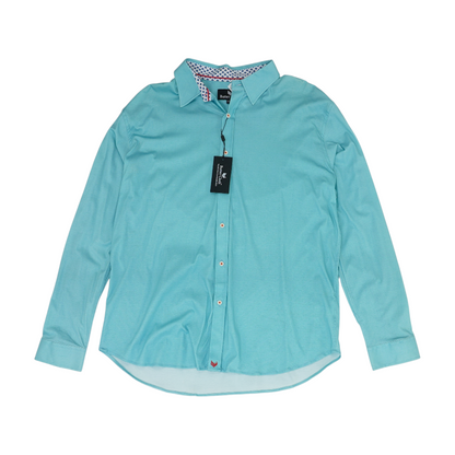 Blue Check Long Sleeve Button Down