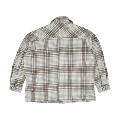 Multi Plaid Flannel Button Down