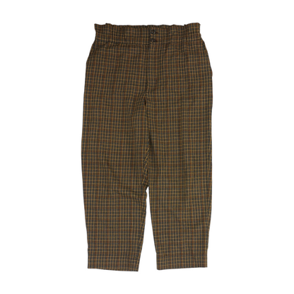 Brown Plaid Pants