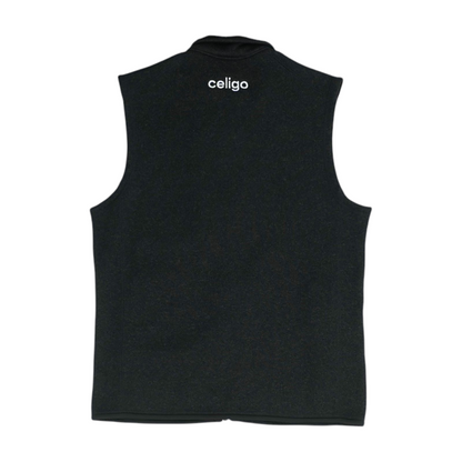 Black Solid Vest