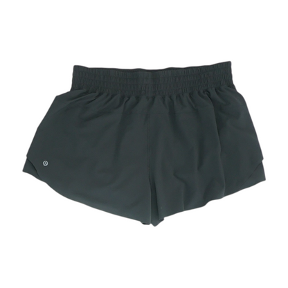 Black Solid Active Shorts