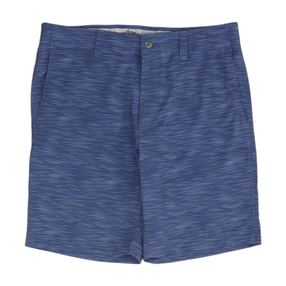 Blue Chevron Chino Shorts