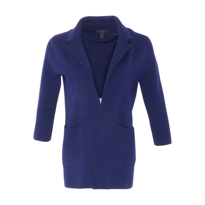 Navy Petite Cardigan Sweater