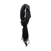 Black Polyester Scarf