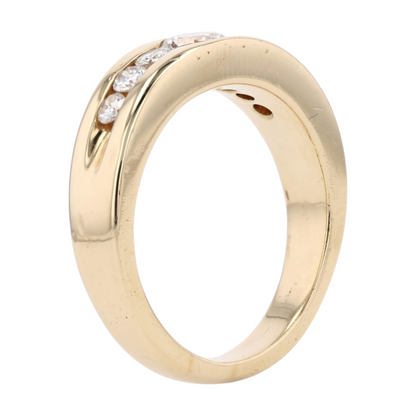 1 1/5 ctw 14K Yellow Gold Diamond Band