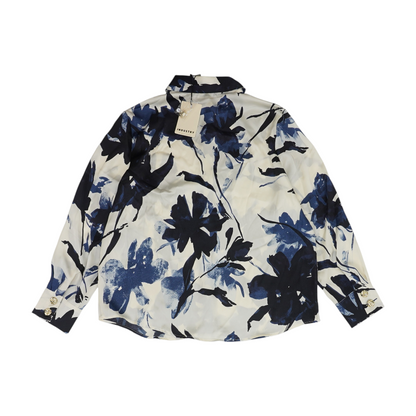 Blue Print Button Down