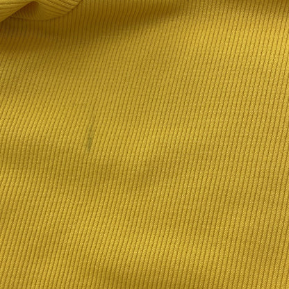 Vintage Yellow Solid Short Sleeve Polo