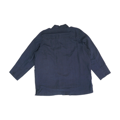 Navy Button Down