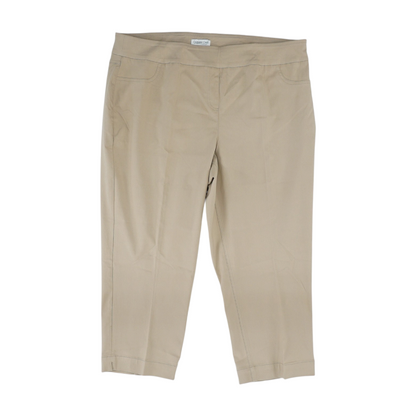 Beige Plus Regular Pants