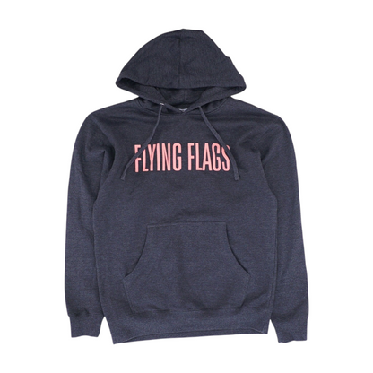Gray Solid Hoodie Pullover