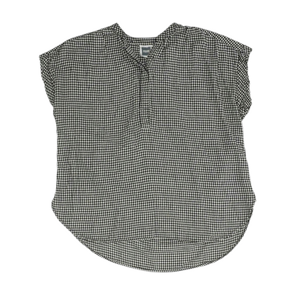 Black Maternity Check Blouse