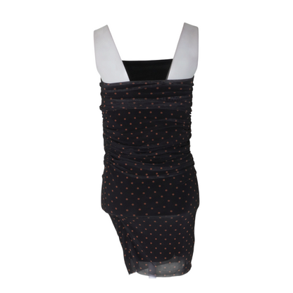 Black Polka Dot Mini Dress