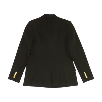 Black Solid Blazer