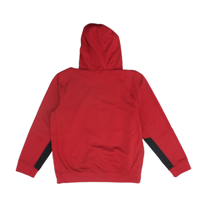 Red Solid Hoodie Pullover