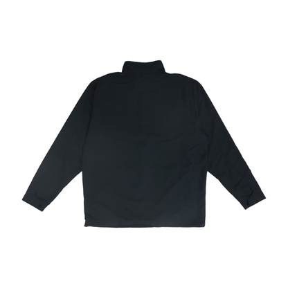 Black Solid 1/4 Zip Pullover