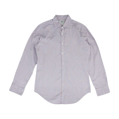 White Check Long Sleeve Button Down
