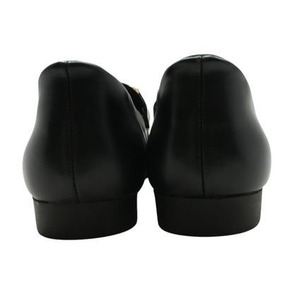 Black Slip-On Flats