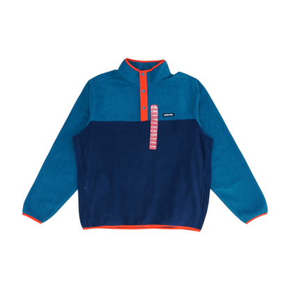 Navy Color Block 1/4 Zip Pullover