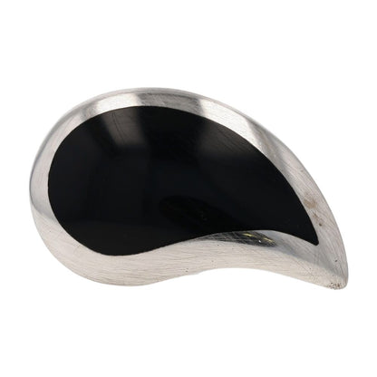 Sterling Silver Matix Cocktail Ring In Black
