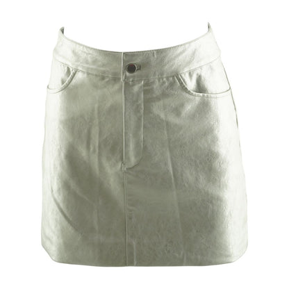 Silver Mini Skirt