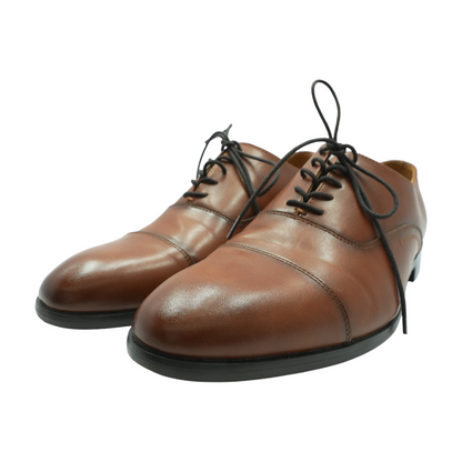 Brown Lace-Up Dress Shoes