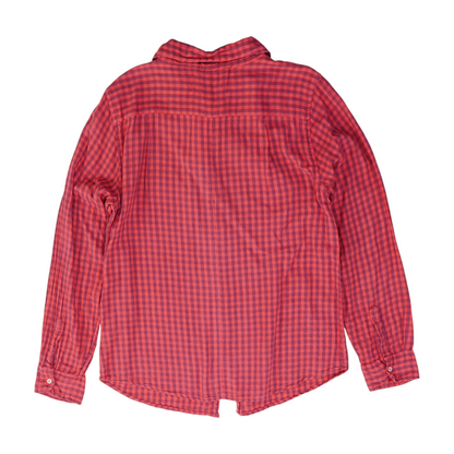 Pink Check Flannel Button Down