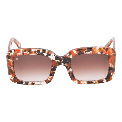 Brown P310-E218s Square Sunglasses