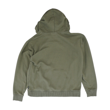Green Solid Hoodie Pullover