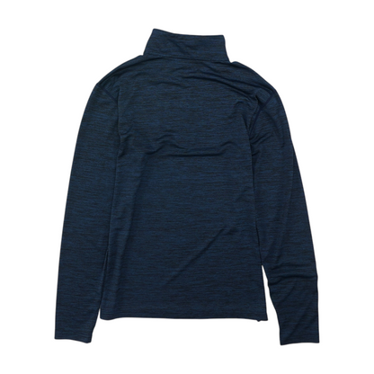 Navy Solid 1/4 Zip Pullover