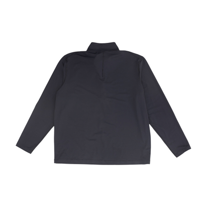Charcoal Solid 1/4 Zip Pullover