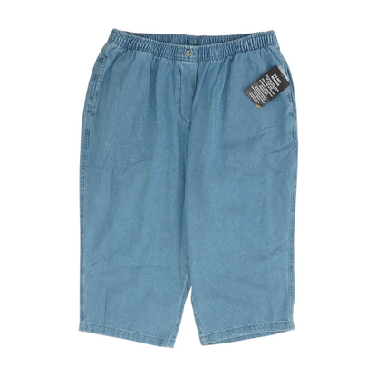 Blue Plus Size Pants