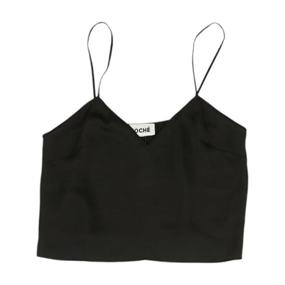 Black Cropped Blouse
