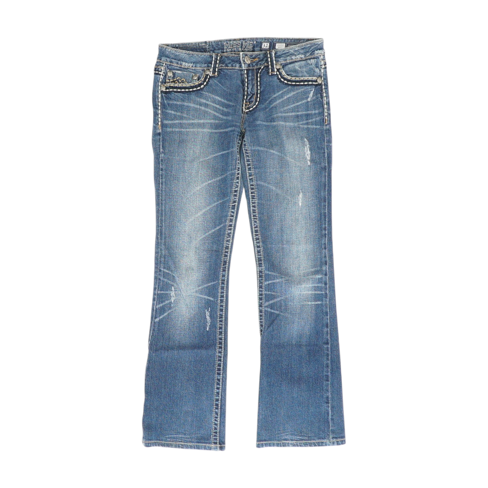 Blue Bootcut Jeans