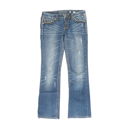Blue Bootcut Jeans