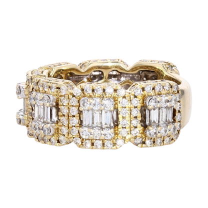 1 1/2 ctw 14K Yellow Gold Diamond Band