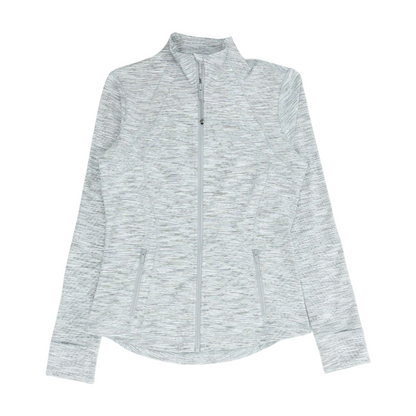 Gray Solid Active Jacket