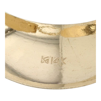 14K Yellow Gold Hoop Earrings