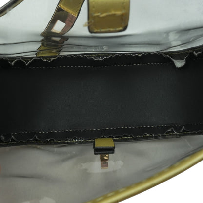 Gold Transparent Stadium Bag